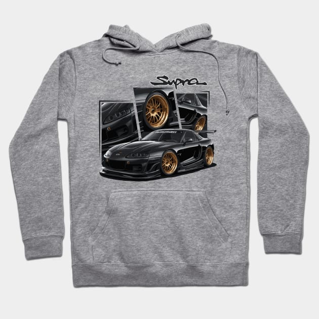 Supra MK4 JDM Car Hoodie by Cruise Dresses